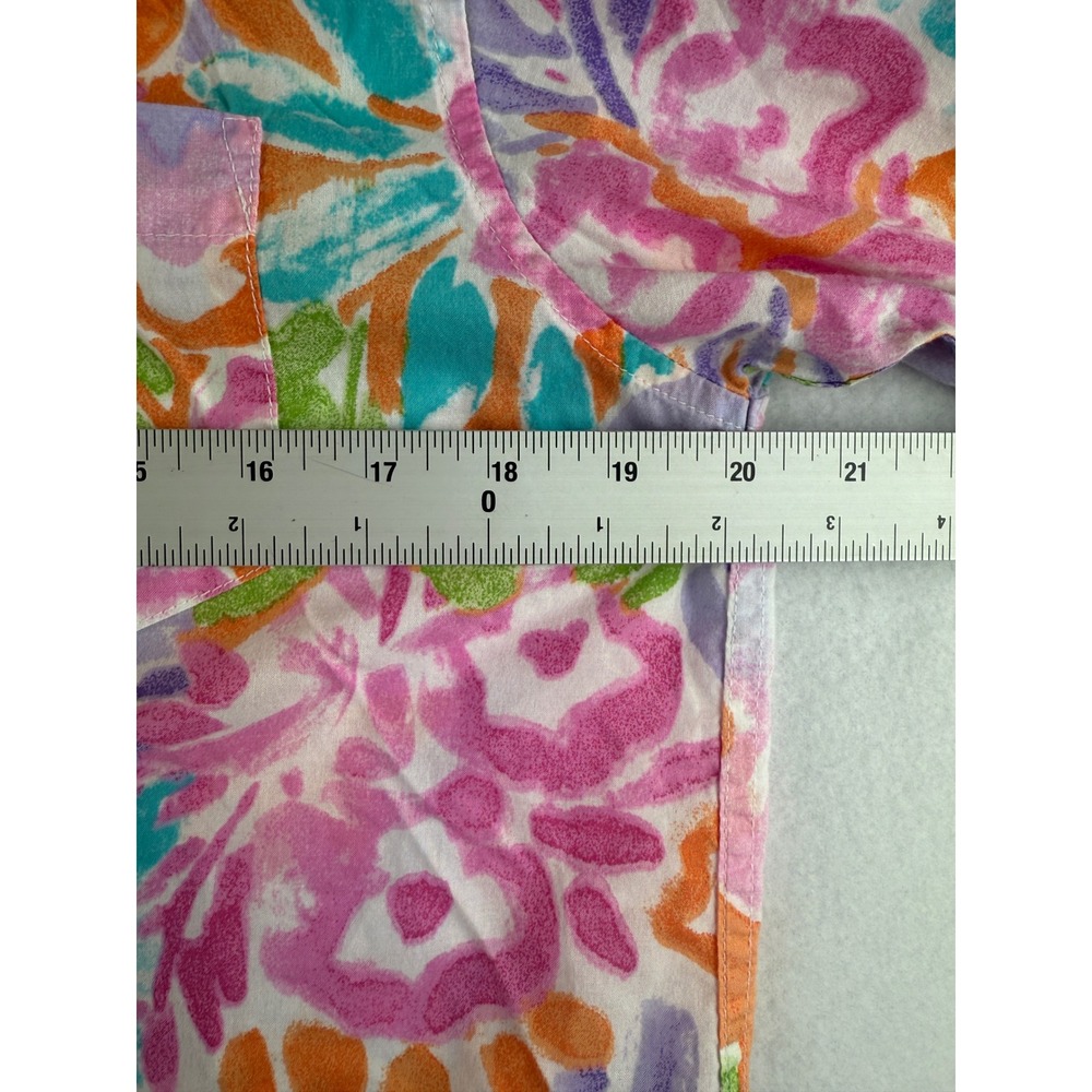 Lauren Ralph Lauren Floral Button‎ Down Shirt Womens Size S Colorful Cotton - Picture 7 of 10